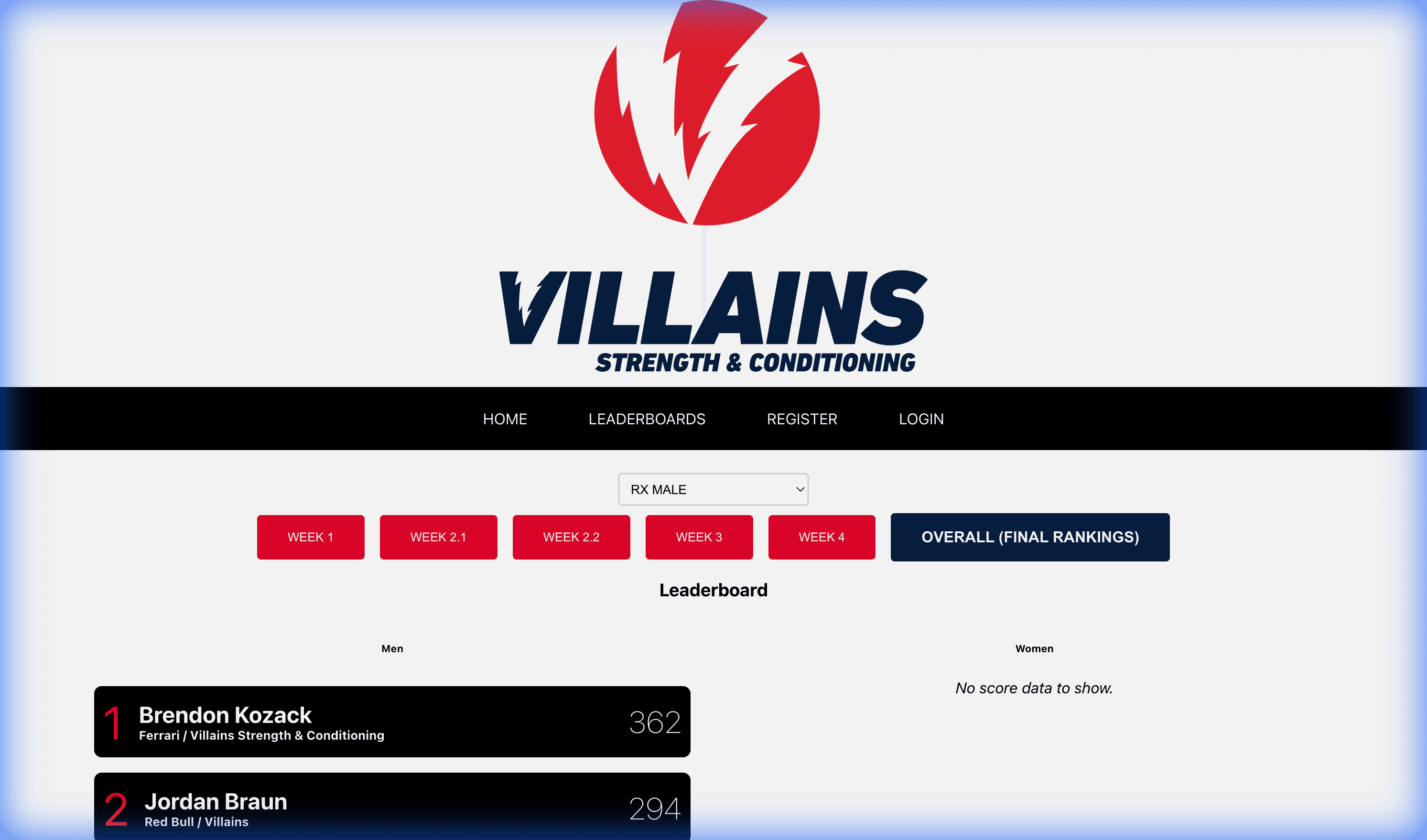 Custom Leaderboard App